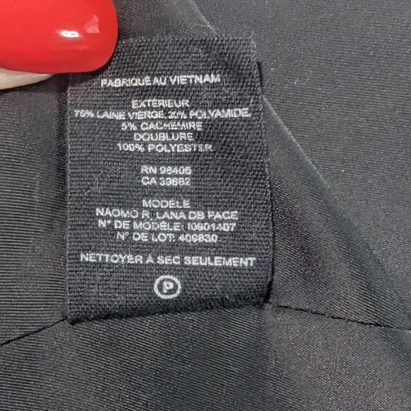 Theory | Naomo Hi-Neck Wool-Cashmere Jacket - Picture 10 of 12